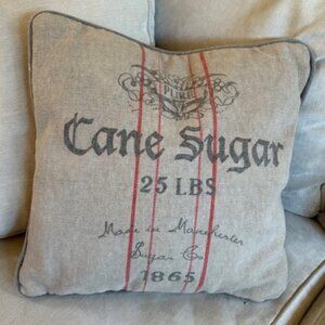 Privet House Target Cane Sugar Sack Manchester Decorative Pillow Made in India